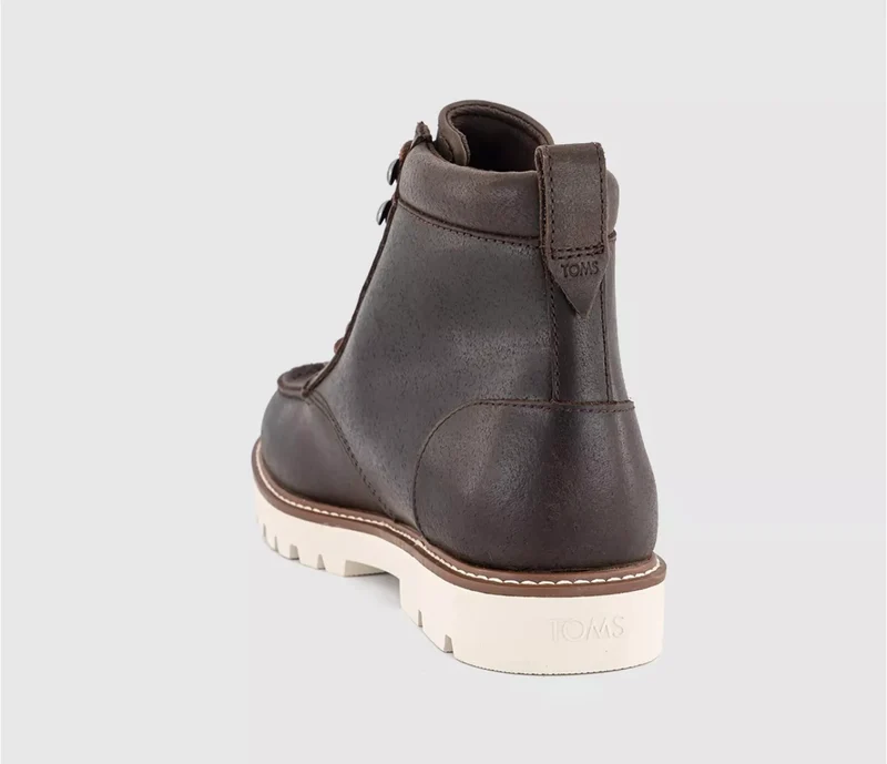 TOMS Herren Palomar Lederstiefel - Dunkelbraun