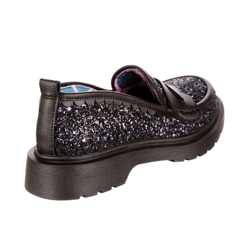 Irregular Choice Damen Old Dawg Loafer - Schwarz