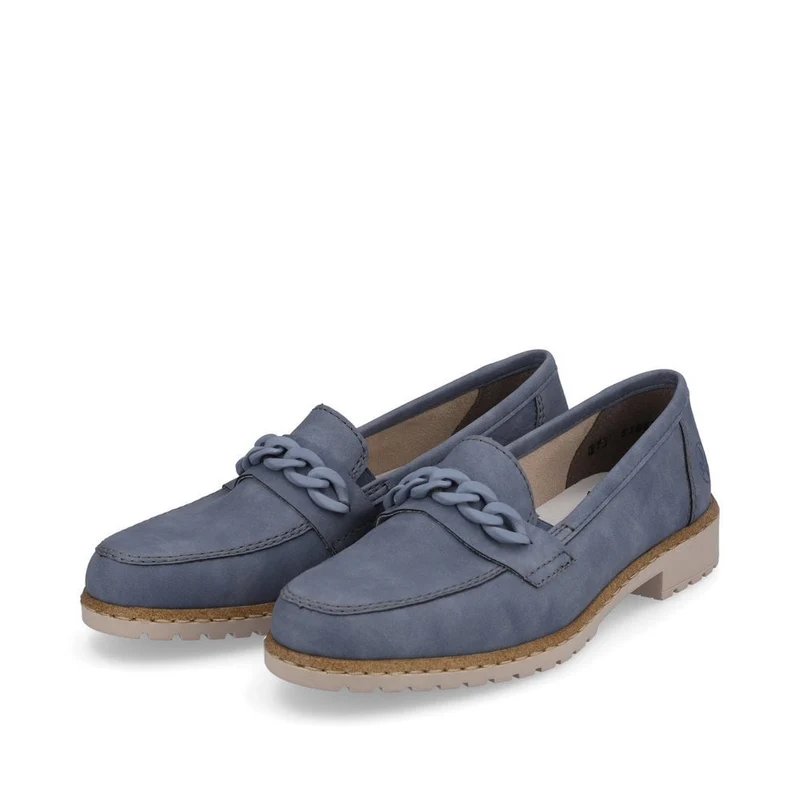 Rieker Modischer Loafer für Damen – Blau