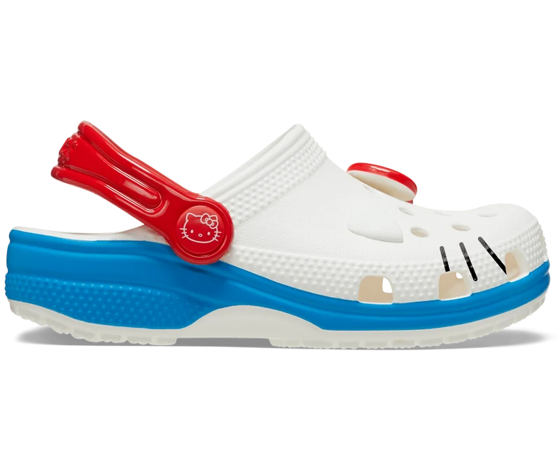CROCS Kinder Hello Kitty Classic Clog - Weiß