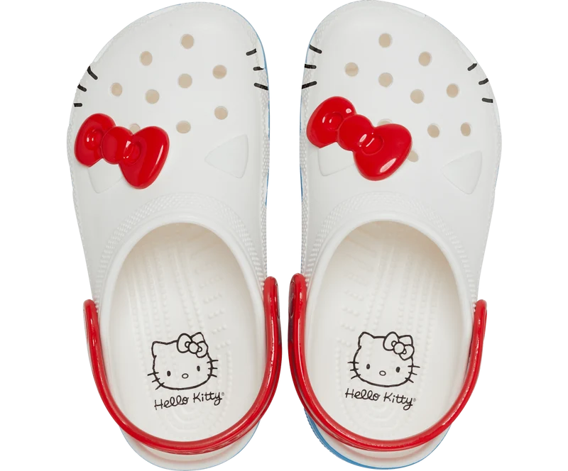 CROCS Kinder Hello Kitty Classic Clog - Weiß