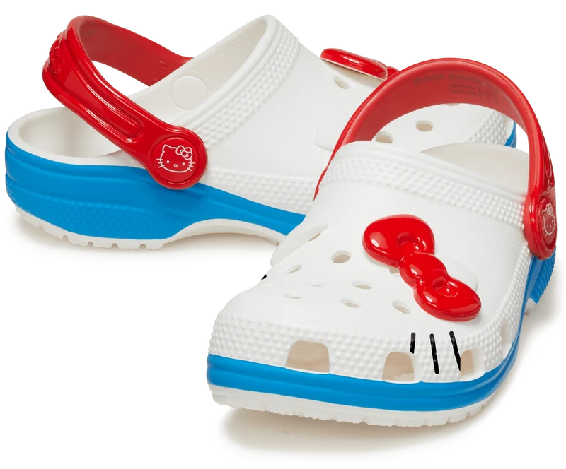 CROCS Kinder Hello Kitty Classic Clog - Weiß