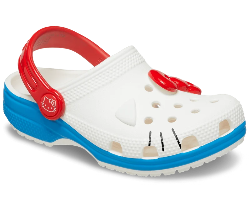 CROCS Kinder Hello Kitty Classic Clog - Weiß
