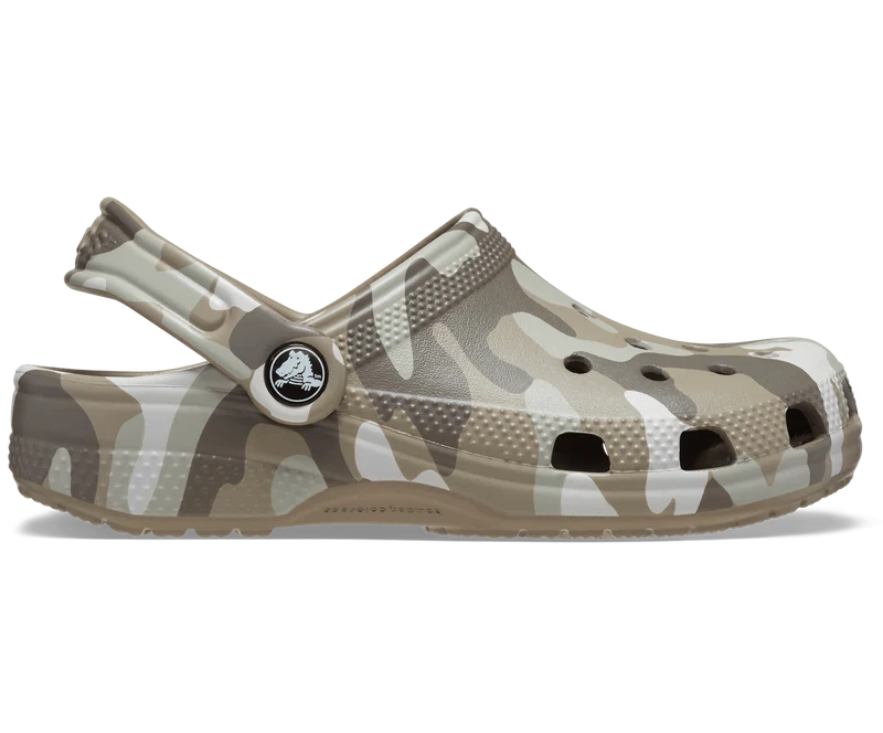 CROCS Klassischer Camo-Clog für Kinder – Pilz