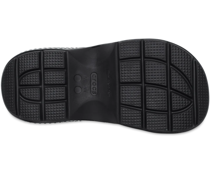 CROCS Unisex Stomp High Shine Clog – Schwarz