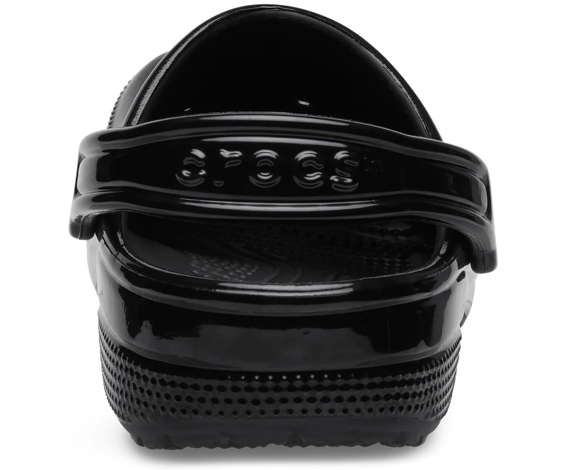 CROCS Unisex Classic High Shine Clog – Schwarz