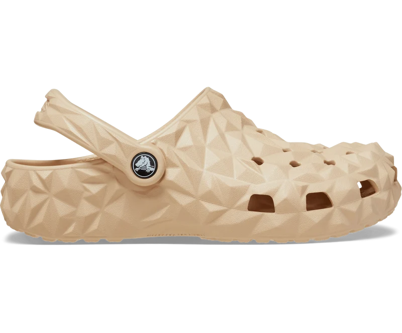 CROCS Klassischer Unisex-Clog mit geometrischem Muster – Shitake