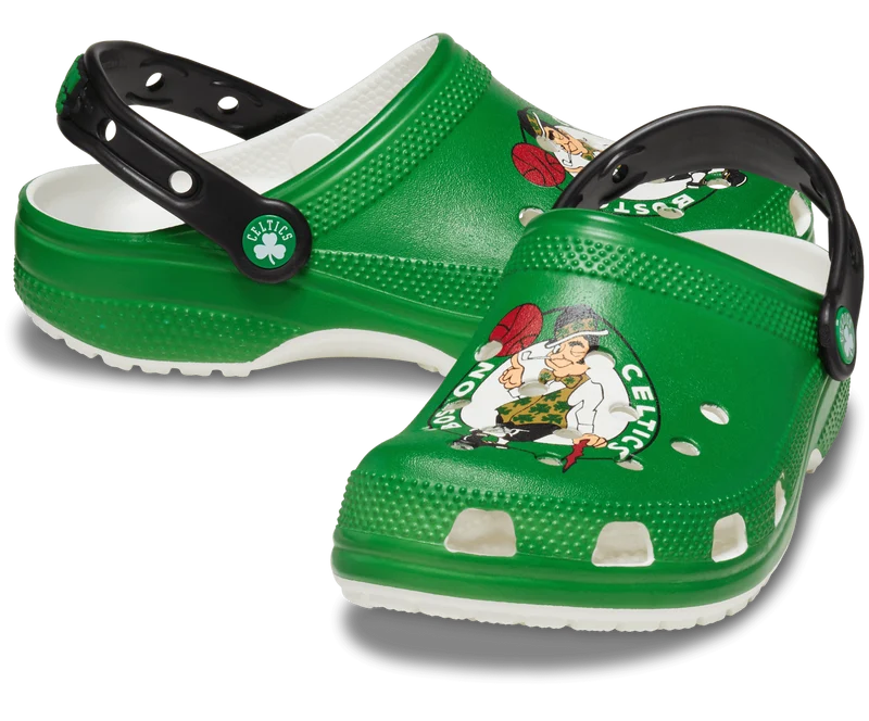 CROCS Unisex NBA Boston Celtics Classic Clog - Weiß