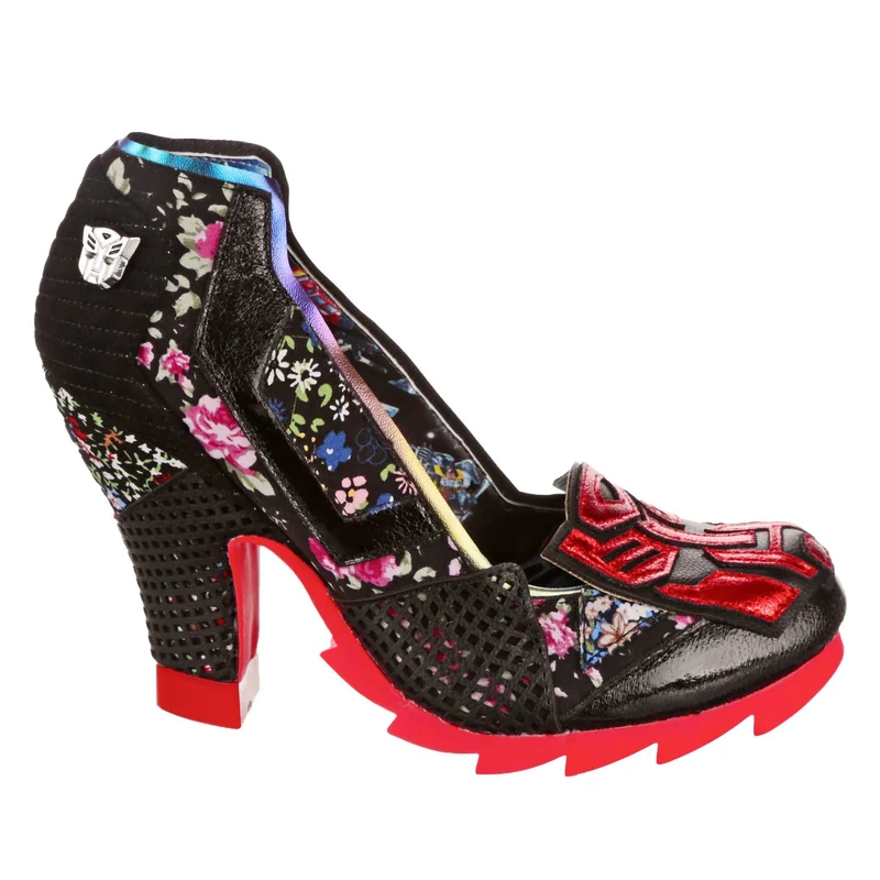 Irregular Choice Frauen Transformers All Sparkle High Heels – Schwarz