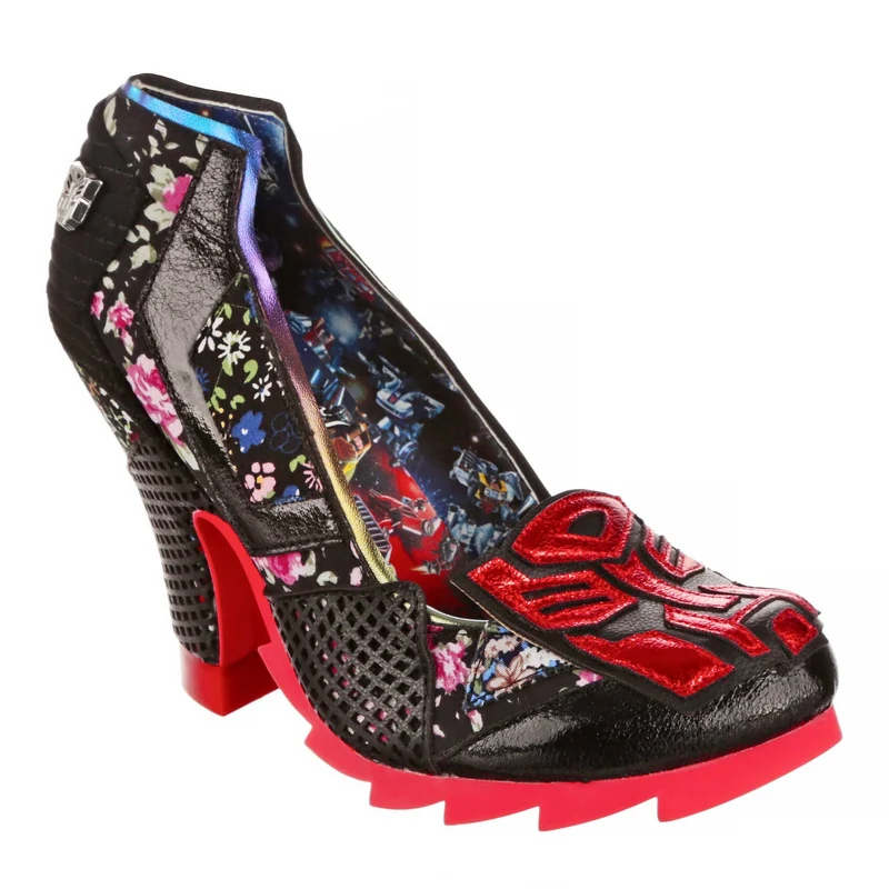 Irregular Choice Frauen Transformers All Sparkle High Heels – Schwarz