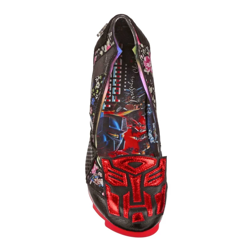 Irregular Choice Frauen Transformers All Sparkle High Heels – Schwarz