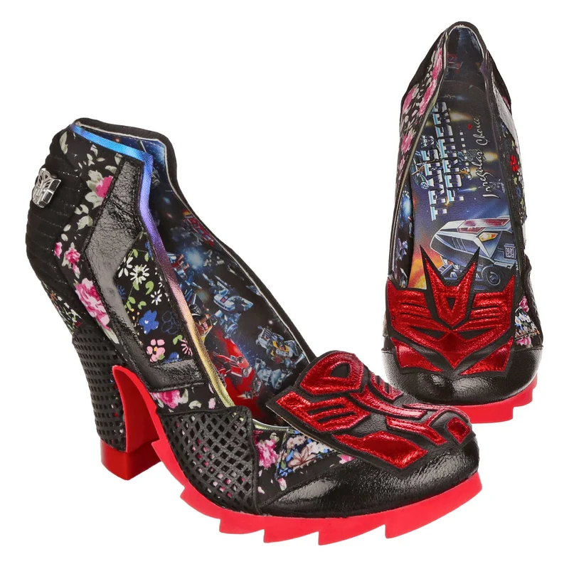 Irregular Choice Frauen Transformers All Sparkle High Heels – Schwarz