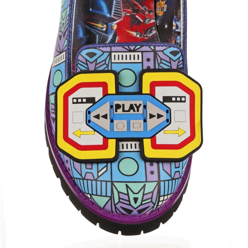Irregular Choice Frauen Transformers Turn it Up Schuh – Blau