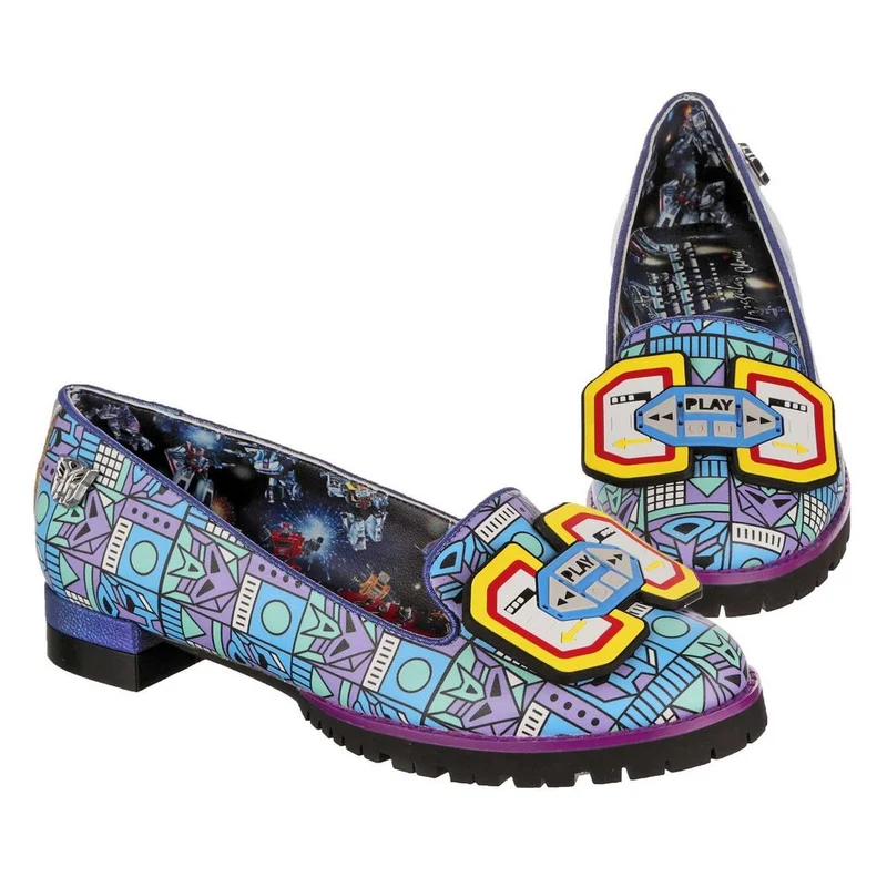 Irregular Choice Frauen Transformers Turn it Up Schuh – Blau