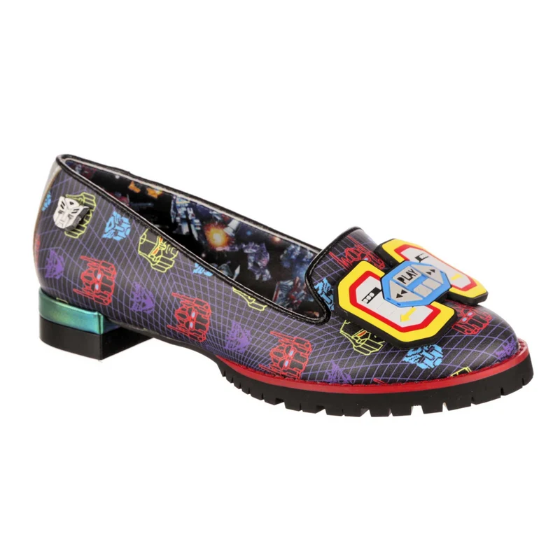 Irregular Choice Frauen Transformers Turn it Up Schuh – Schwarz