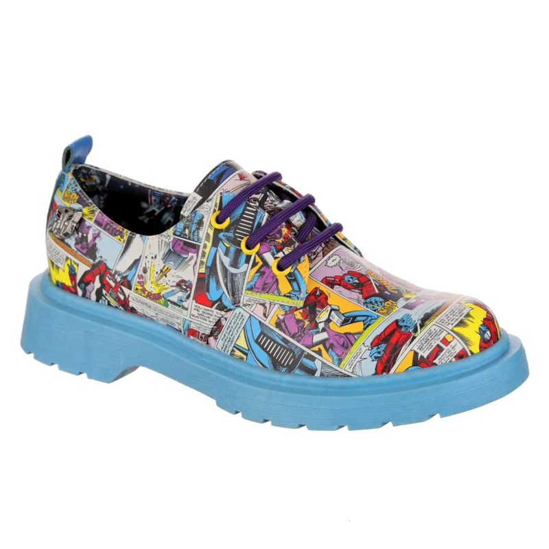 Irregular Choice Frauen Transformers Kolossaler Kampfschuh – Blau