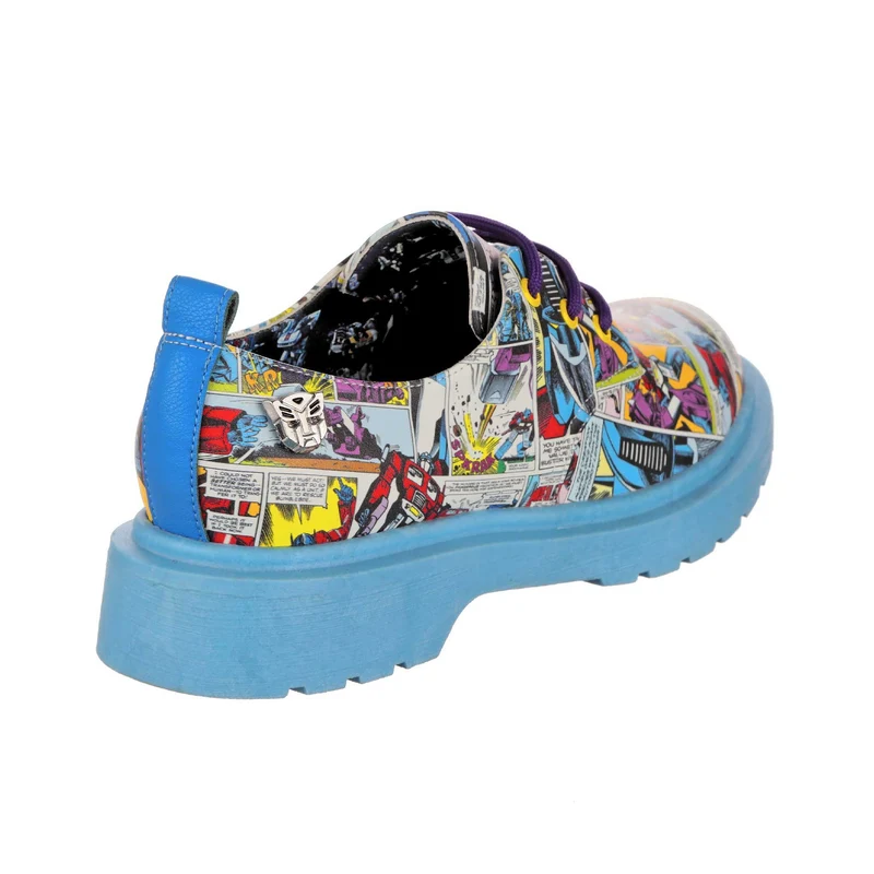Irregular Choice Frauen Transformers Kolossaler Kampfschuh – Blau