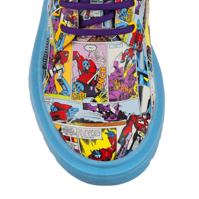 Irregular Choice Frauen Transformers Kolossaler Kampfschuh – Blau