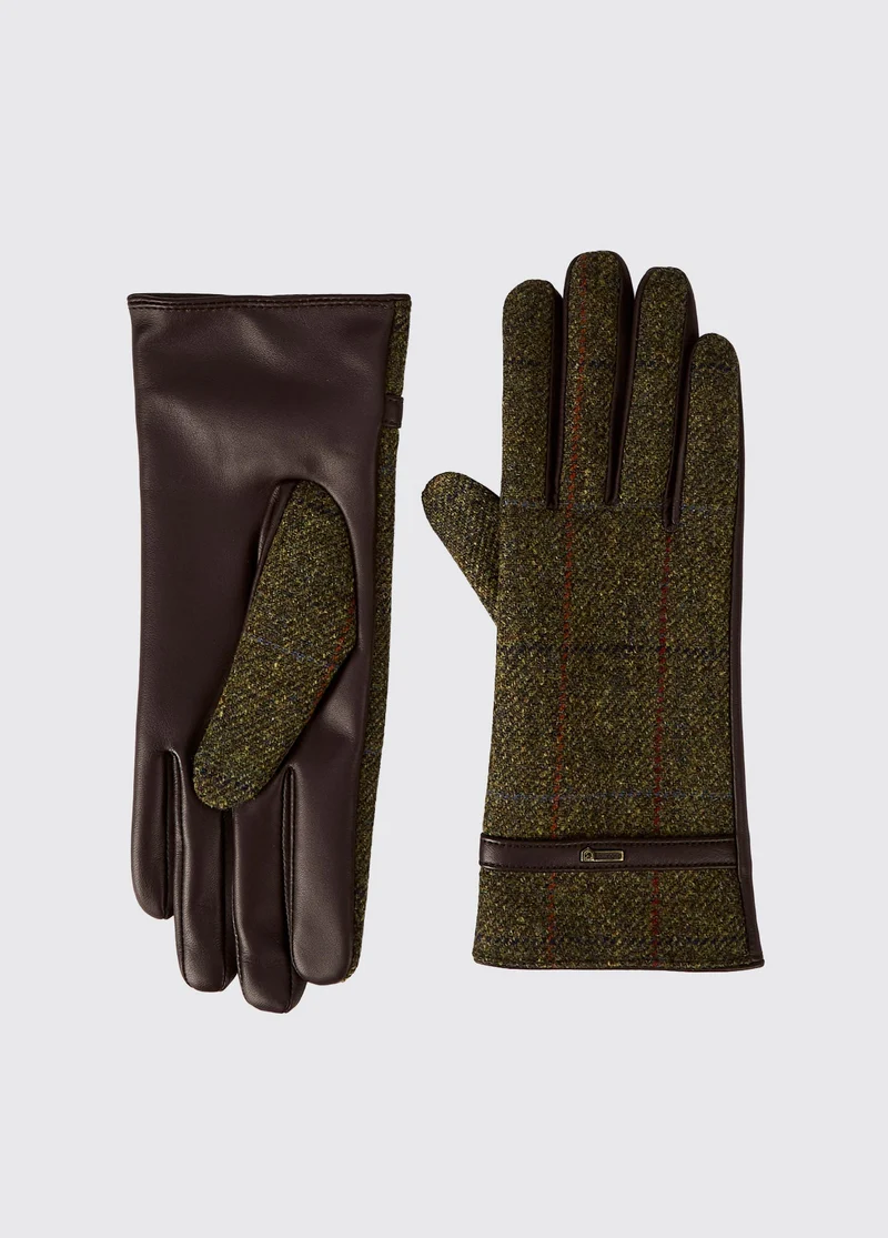 Ballycastle Tweed Lederhandschuhe - Thornwood