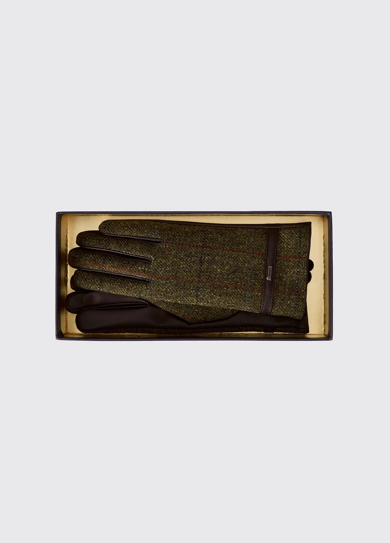 Ballycastle Tweed Lederhandschuhe - Thornwood