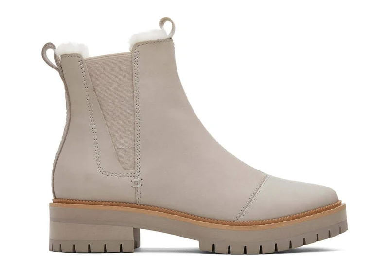TOMS Dakota-Stiefelette für Damen – Kieselgrau