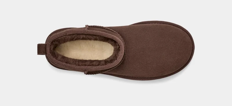 UGG Damen Ultra Mini Plateaustiefel – Burnt Cedar