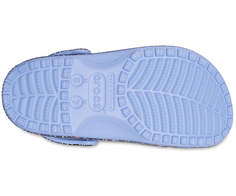 Crocs Klassischer Unisex-Schmetterlings-Clog – Moon Jelly