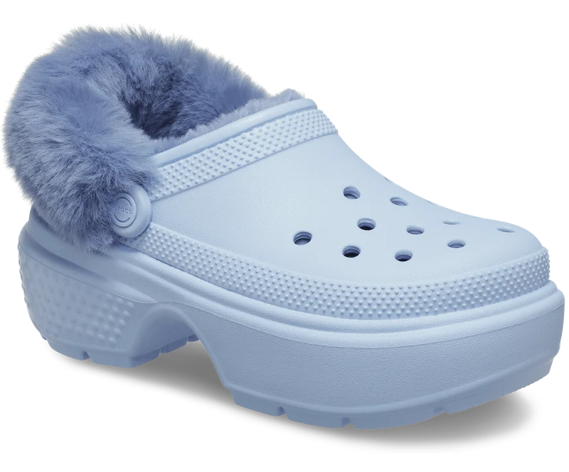 Crocs Unisex Classic Stomp Lined Clog - Blauer Kalzit