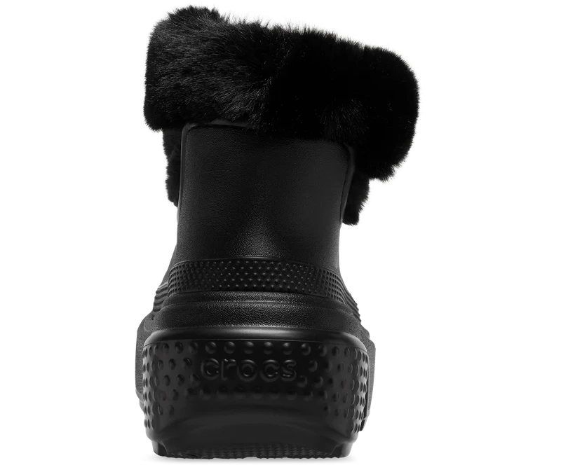 Crocs Unisex Stomp gefütterter Stiefel – Schwarz