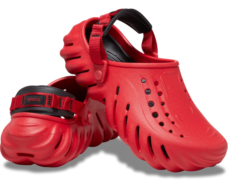 Crocs Unisex Echo Clog - Varsity Red