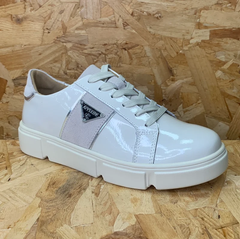 Kate Appleby Damen-Arlesey-Trainer – Porzellan