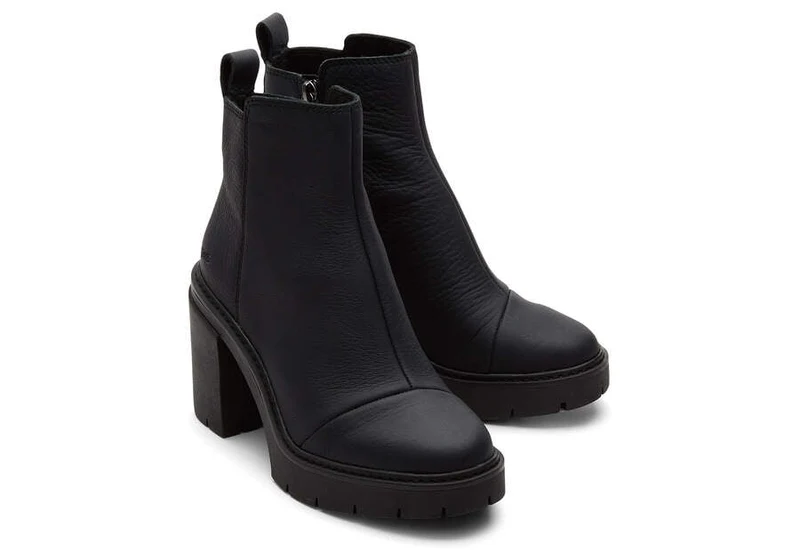 TOMS Damen Rya Stiefeletten - Schwarz