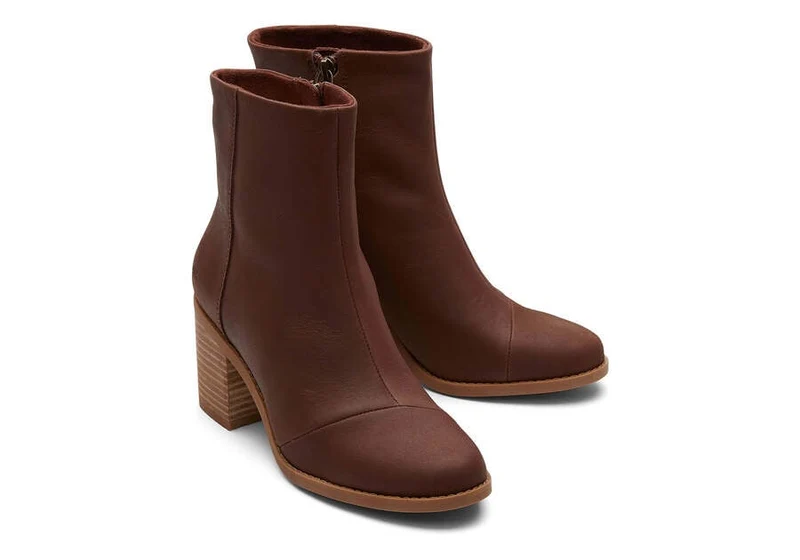 TOMS Evelyn Stiefeletten für Damen – Kastanienbraun