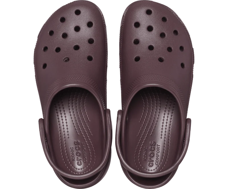Crocs Klassischer Unisex-Plateau-Clog – Dark Cherry