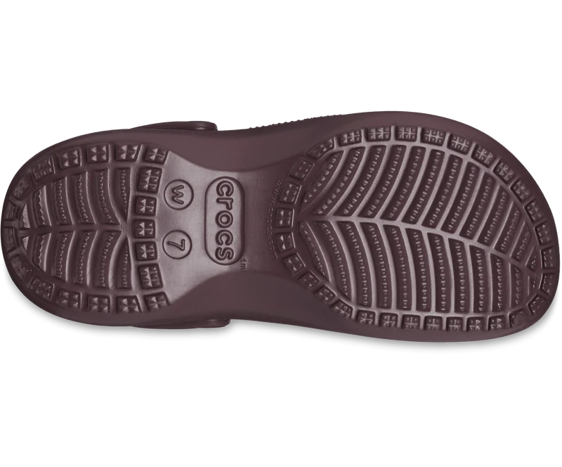 Crocs Klassischer Unisex-Plateau-Clog – Dark Cherry