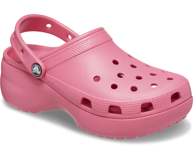 Crocs Klassischer Unisex-Plateau-Clog – Hyper Pink