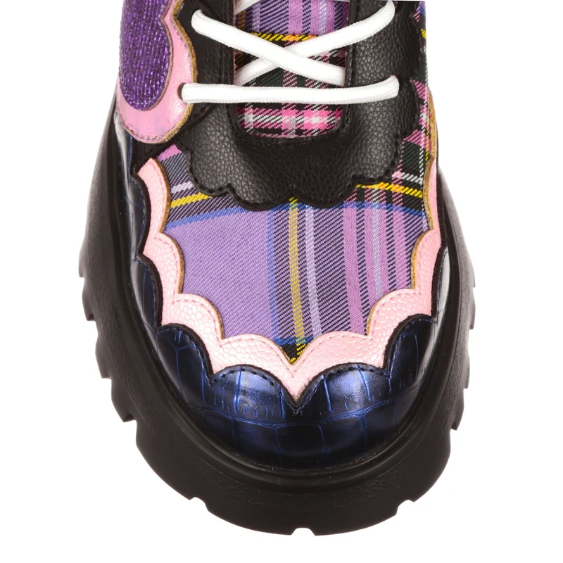 Irregular Choice Der süßeste Kitty-Stiefel für Damen – Schwarz