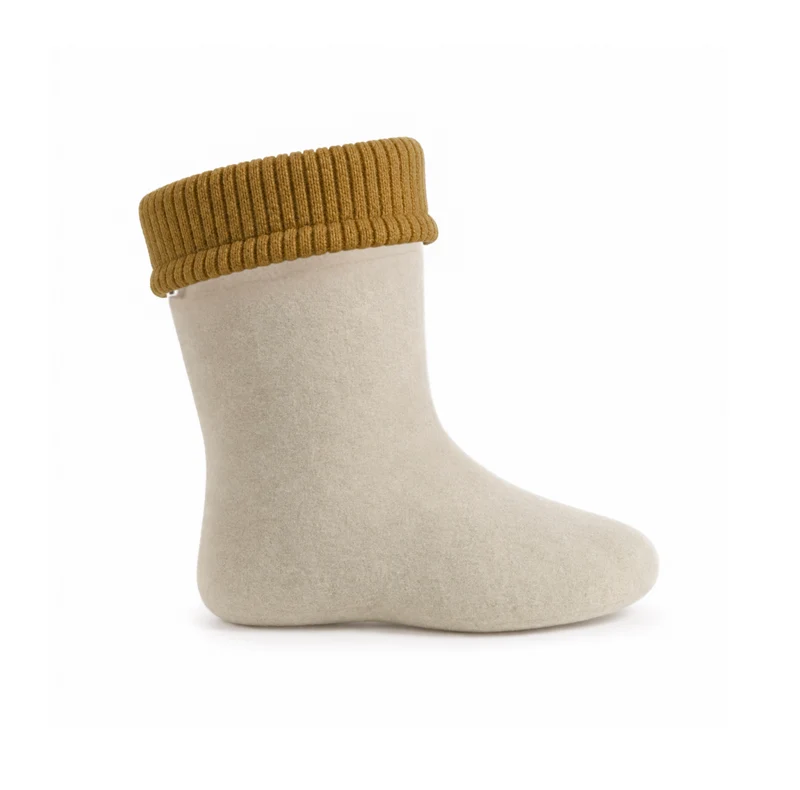 Stiefelsocken aus Wolle für Gummistiefel YOUNG FUR (Innenschuhe)