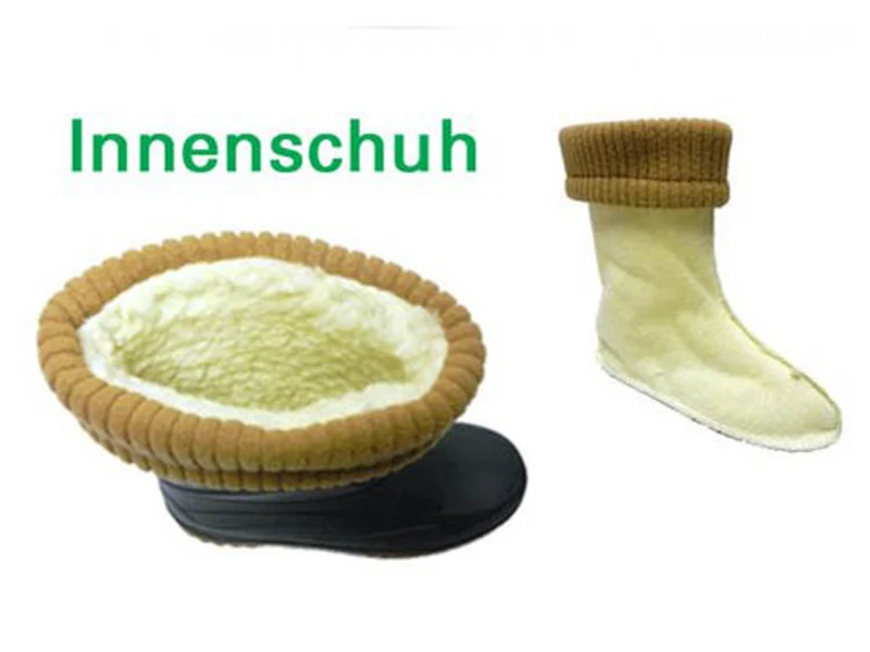 Stiefelsocken aus Wolle für Gummistiefel YOUNG FUR (Innenschuhe)