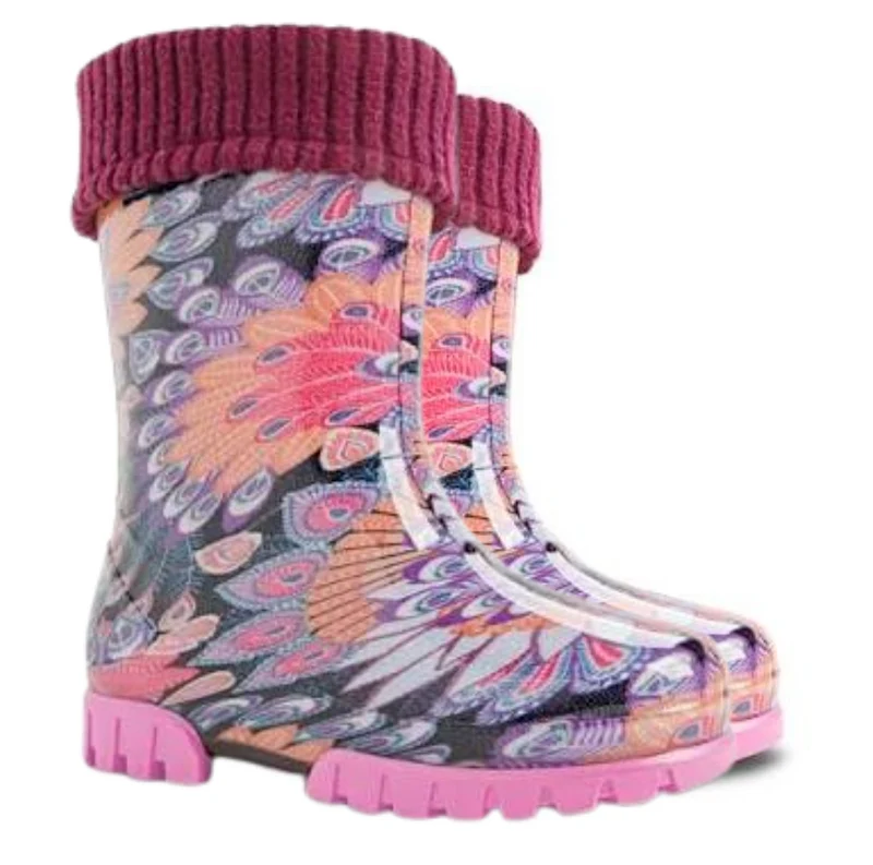Kinder-Gummistiefel gefüttert TWISTER LUX