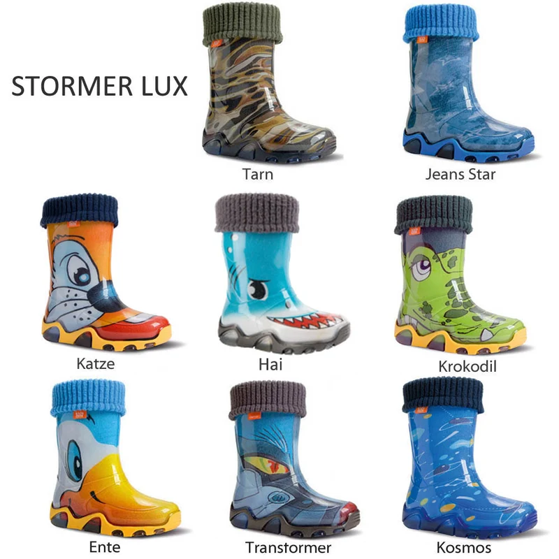 Kinder-Gummistiefel gefüttert STORMER LUX
