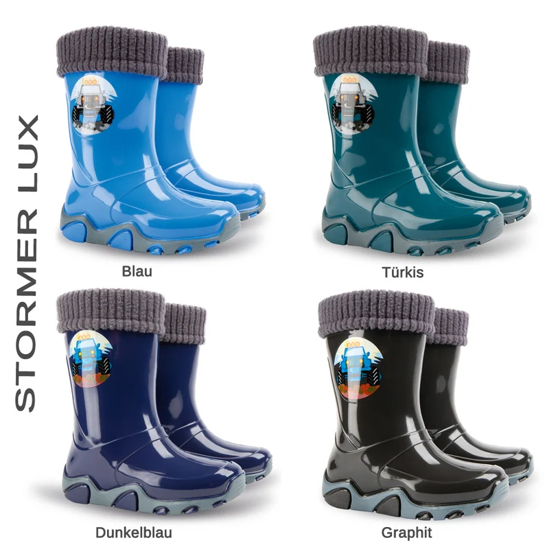 Kinder-Gummistiefel gefüttert STORMER LUX