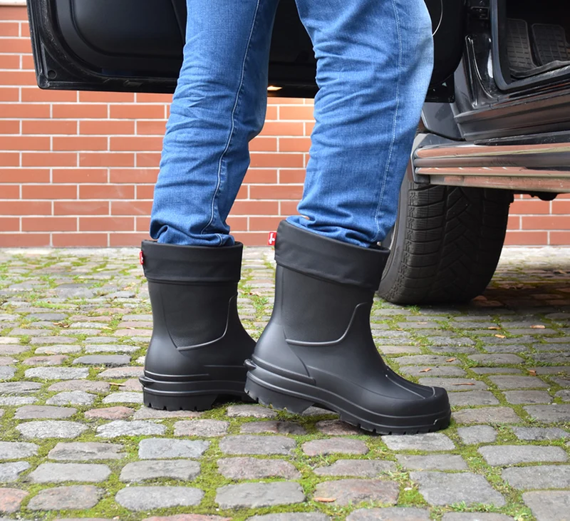 LEMIGO leichte EVA Gummistiefel gefüttert Thermostiefel DENVER 765