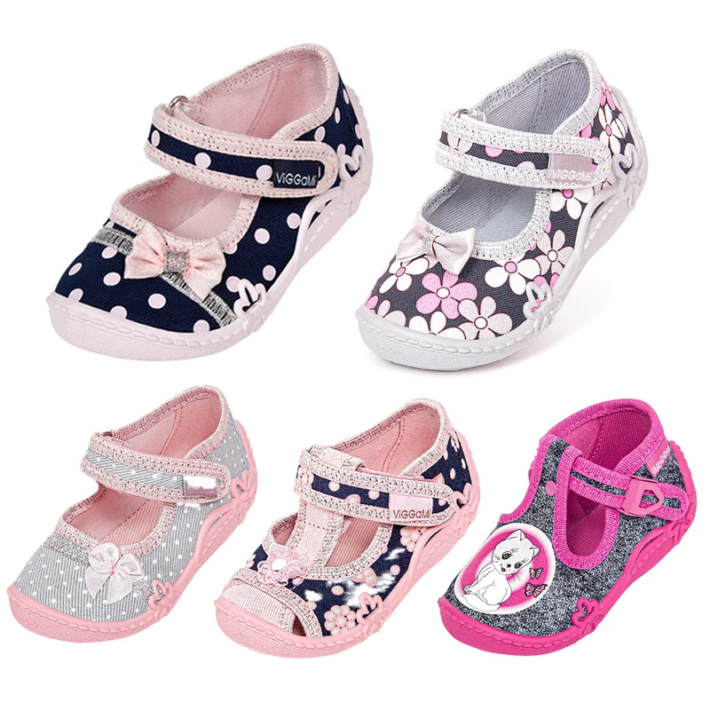 Viggami Mädchen Baby Hausschuhe Ballerinas