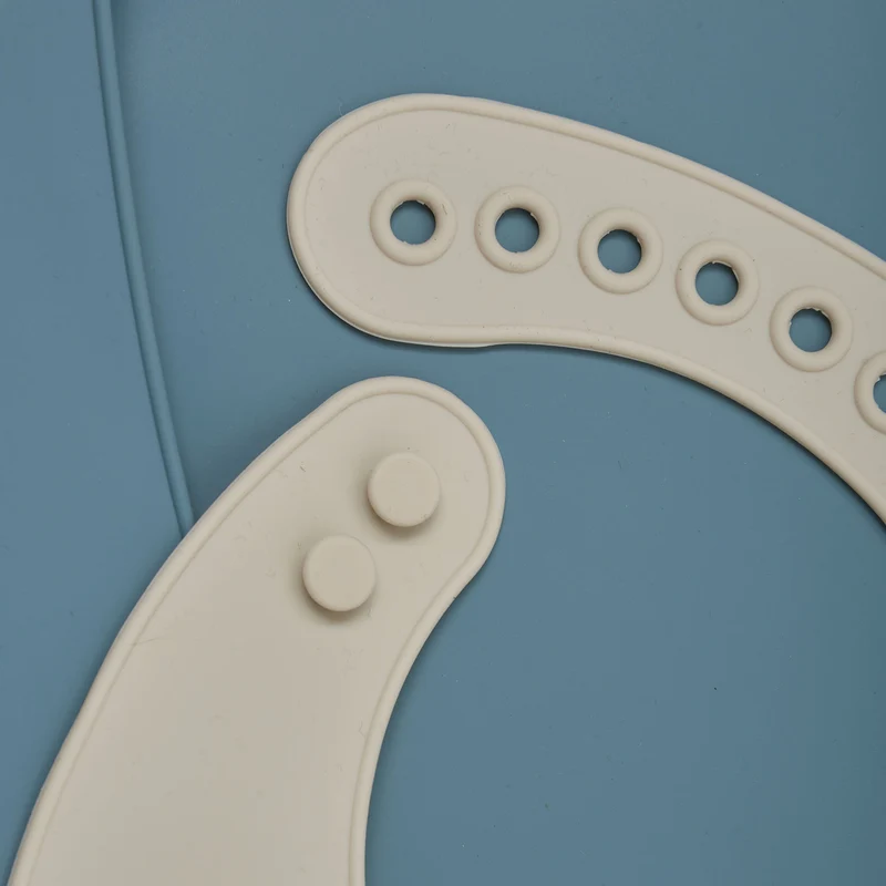 Silikon-Lätzchen Lemvig amber blue