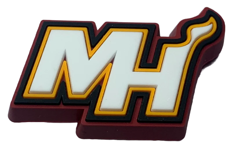 Crocs Jibbitz NBA Miami Heat "MH" Charm