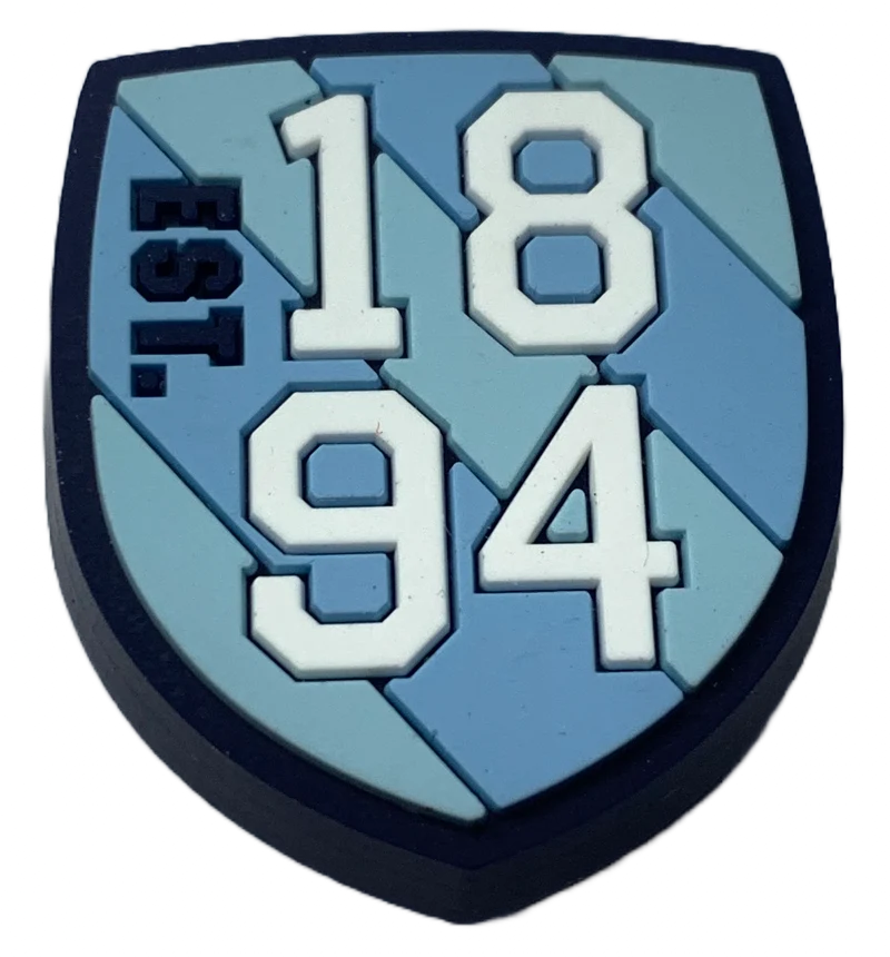Crocs Jibbitz Manchester City 1894 Emblem-Anhänger