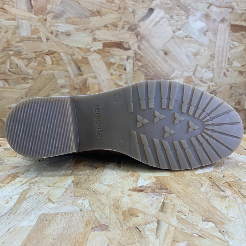 Remonte Hoher Damenstiefel aus Leder – Braun