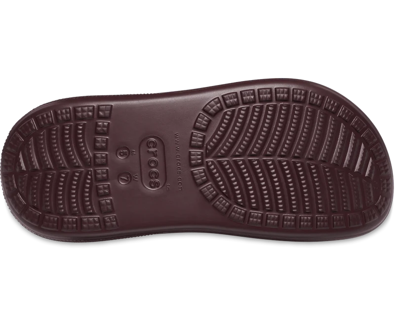 Crocs Unisex Classic Crush Clog – Dunkle Kirsche