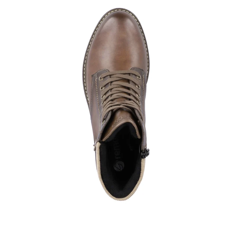 Remonte Damen-Stiefelette „Elle“ aus Leder – Braun